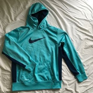 Child XL Women XS Blue Nike Hoodie Athletic cute